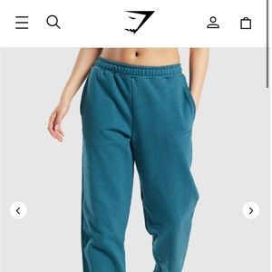 GYMSHARK navy blue sweatpants